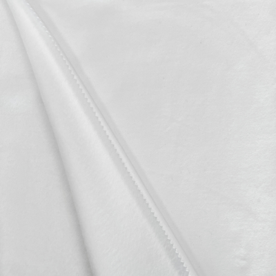 FRENCH TERRY VELVET DRAPANY 01-01 / WHITE