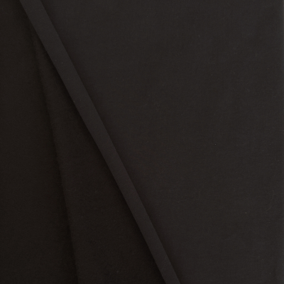 FRENCH TERRY VELVET DRAPANY 40-02 / BLACK